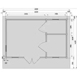 Abri En Bois 19m² Isolation Parois 100mm Traité Marron Gardy Shelter -Jardin Extérieur Boutique abri en bois 19m isolation parois 100mm traite marron gardy shelter 2