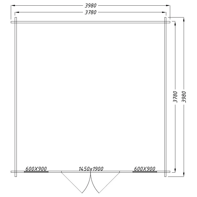 Abri En Bois Massif 16m² PLUS 28mm Traité Teinté Marron Gardy Shelter 6 Abri En Bois Massif 16m² PLUS 28mm Traité Teinté Marron Gardy Shelter – Image 6