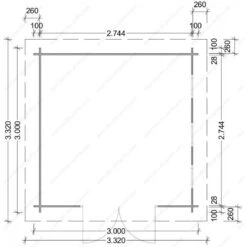 Abri En Bois Massif 9m² MODERNE - Madriers 28mm Gardy Shelter -Jardin Extérieur Boutique abri en bois massif 9m moderne madriers 28mm gardy shelter 3
