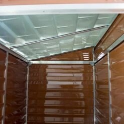 Abri En Polycarbonate 2,06m² Monopente Skylight Amber - Palram - Canopia -Jardin Extérieur Boutique abri en polycarbonate 206m monopente skylight amber palram 2