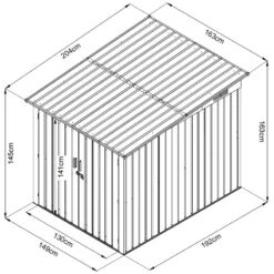 Abri Pour 3 Vélos En Métal Anthracite 3,32m² + Kit D'ancrage X-METAL -Jardin Extérieur Boutique abri pour 3 velos en metal anthracite 332m kit d ancrage x metal 3