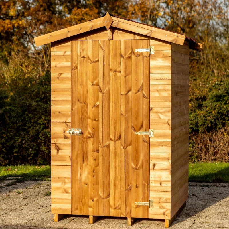 Abri Therma 1,96m² En Bois Thermo Traité Avec Plancher - HABRITA 2 Abri Therma 1,96m² En Bois Thermo Traité Avec Plancher - HABRITA – Image 2