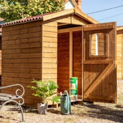 Abri Therma 3,24m² En Bois Thermo Traité Avec Plancher - HABRITA -Jardin Extérieur Boutique abri therma 324m en bois thermo traite avec plancher habrita 4