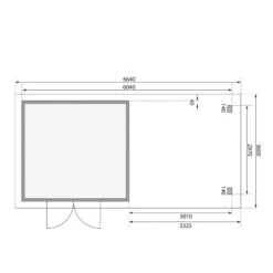 Abri Toit Plat 9,55m² Bois Massif 40mm Northeim 3 Avec Appentis 330cm Et Paroi Arrière – Karibu 8 Abri Toit Plat 9,55m² Bois Massif 40mm Northeim 3 Avec Appentis 330cm Et Paroi Arrière – Karibu -Jardin Extérieur Boutique abri toit plat 955m bois massif 40mm northeim 3 avec appentis 330cm et paroi arriere woodfeeling 2