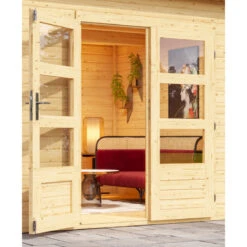 Abri Toit Plat 9,55m² Bois Massif 40mm Northeim 3 Avec Appentis 330cm Et Paroi Arrière – Karibu 10 Abri Toit Plat 9,55m² Bois Massif 40mm Northeim 3 Avec Appentis 330cm Et Paroi Arrière – Karibu -Jardin Extérieur Boutique abri toit plat 955m bois massif 40mm northeim 3 avec appentis 330cm et paroi arriere woodfeeling 4