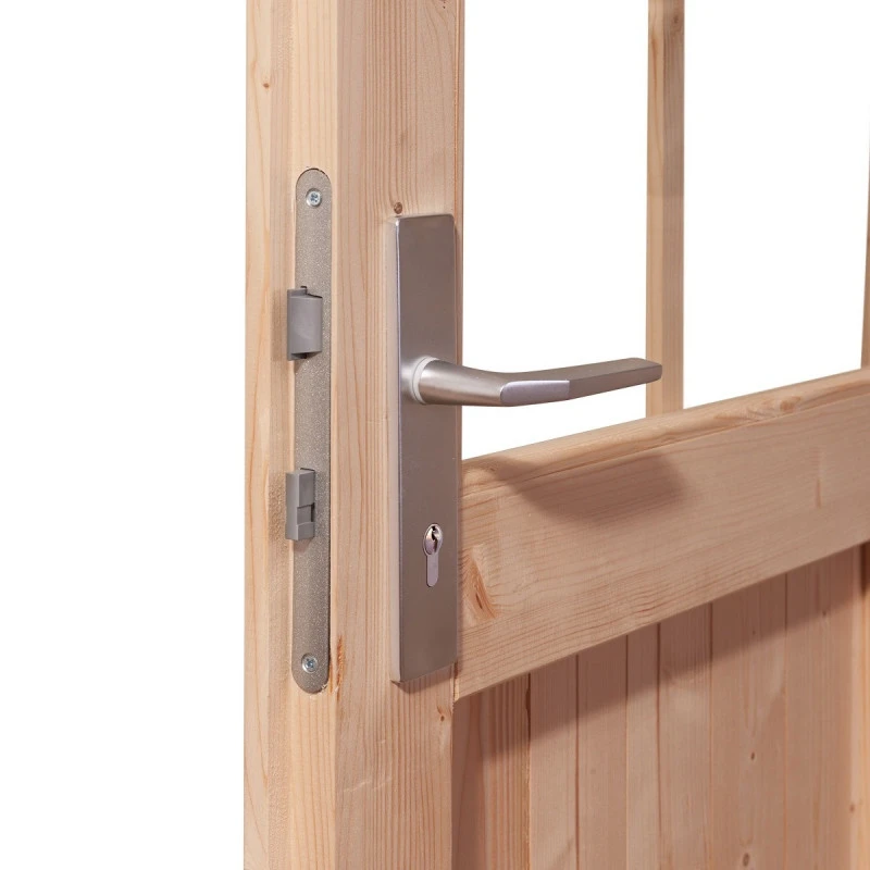 Abri Toit Plat 9,55m² Bois Massif 40mm Northeim 3 Avec Appentis 330cm Et Paroi Arrière – Karibu 6 Abri Toit Plat 9,55m² Bois Massif 40mm Northeim 3 Avec Appentis 330cm Et Paroi Arrière – Karibu – Image 6