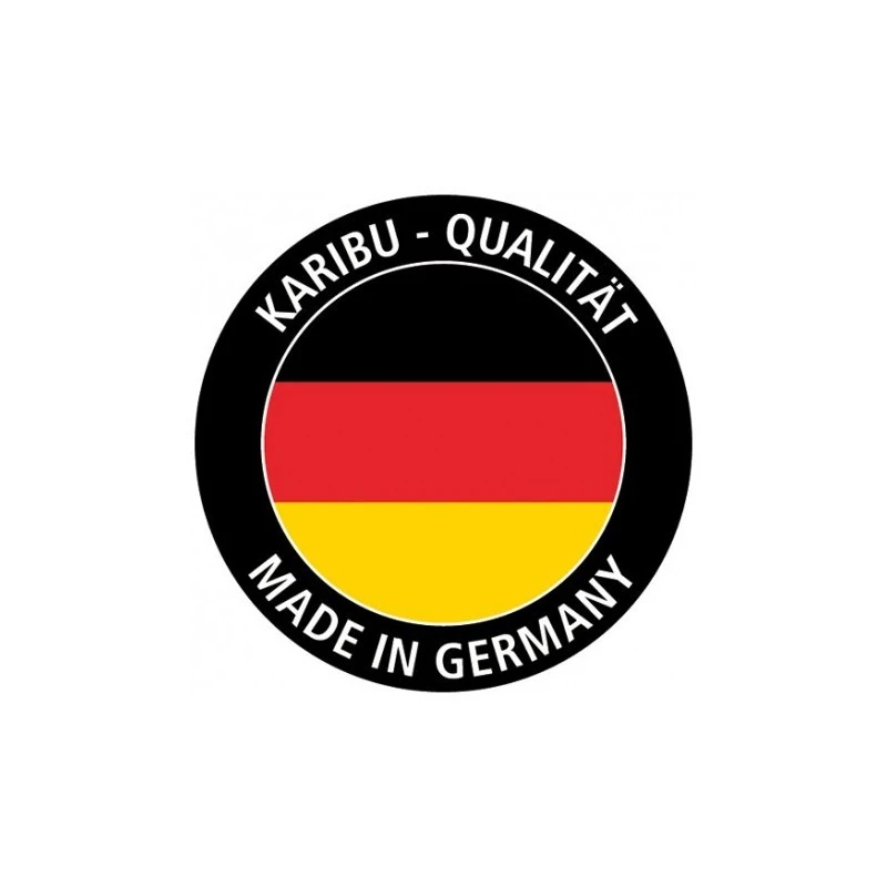 Abri Toit Plat En Bois Massif 19mm 4.62m² Glücksburg 3 - Karibu 5 Abri Toit Plat En Bois Massif 19mm 4.62m² Glücksburg 3 - Karibu – Image 5