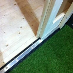 Abri Toit Plat En Bois Massif 19mm Qubic 6,05m² + Appentis 5,6m² Gris Terre - Karibu 10 Abri Toit Plat En Bois Massif 19mm Qubic 6,05m² + Appentis 5,6m² Gris Terre - Karibu -Jardin Extérieur Boutique abri toit plat en bois massif 19mm qubic 605m appentis 56m gris terre karibu 4