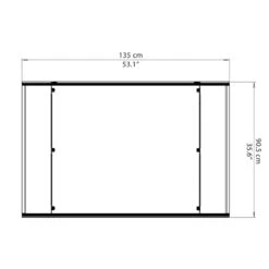Auvent Marquise En Polycarbonate 6mm Lyra™ 1350 – Palram - Canopia -Jardin Extérieur Boutique auvent marquise en polycarbonate 6mm lyra 1350 palram 2