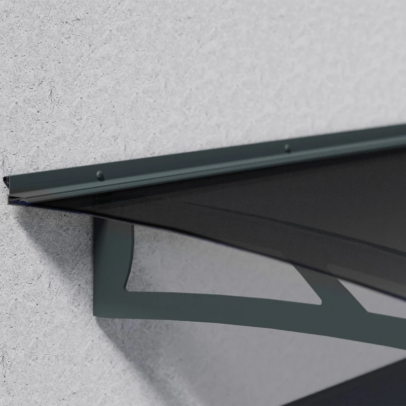 Auvent Marquise Gris AQUILA™ 3000 - Canopia By Palram 6 Auvent Marquise Gris AQUILA™ 3000 - Canopia By Palram – Image 6