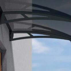 Auvent Marquise Gris AQUILA™ 4100 - Canopia By Palram -Jardin Extérieur Boutique auvent marquise gris aquila 4100 palram canopia 4