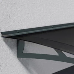 Auvent Marquise Gris AQUILA™ 4100 - Canopia By Palram -Jardin Extérieur Boutique auvent marquise gris aquila 4100 palram canopia 5