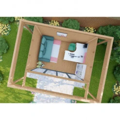 Bureau De Jardin En Bois Massif Avec Terrasse 16,5m² - Madriers 40mm Traités Et Teintés Marron Gardy Shelter 10 Bureau De Jardin En Bois Massif Avec Terrasse 16,5m² - Madriers 40mm Traités Et Teintés Marron Gardy Shelter -Jardin Extérieur Boutique bureau de jardin en bois massif avec terrasse 165m madriers 40mm traites et teintes marron gardy shelter 4