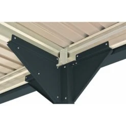 Carport 1 Voiture En Métal Anthracite 15,58m² - DURAMAX 10 Carport 1 Voiture En Métal Anthracite 15,58m² - DURAMAX -Jardin Extérieur Boutique carport 1 voiture en metal anthracite 1558m duramax 4