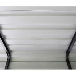 Carport à Toit En Acier Galvanisé 18,3m² Couleur Anthracite – Shelter Logic -Jardin Extérieur Boutique carport a toit en acier galvanise 183m couleur anthracite shelter logic 5