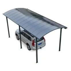 Carport Camping Car Anthracite En Aluminium 3,59x7,62m Et Polycarbonate 6mm X-METAL -Jardin Extérieur Boutique carport camping car en aluminium anthracite 359x762m et polycarbonate 6mm x metal 2