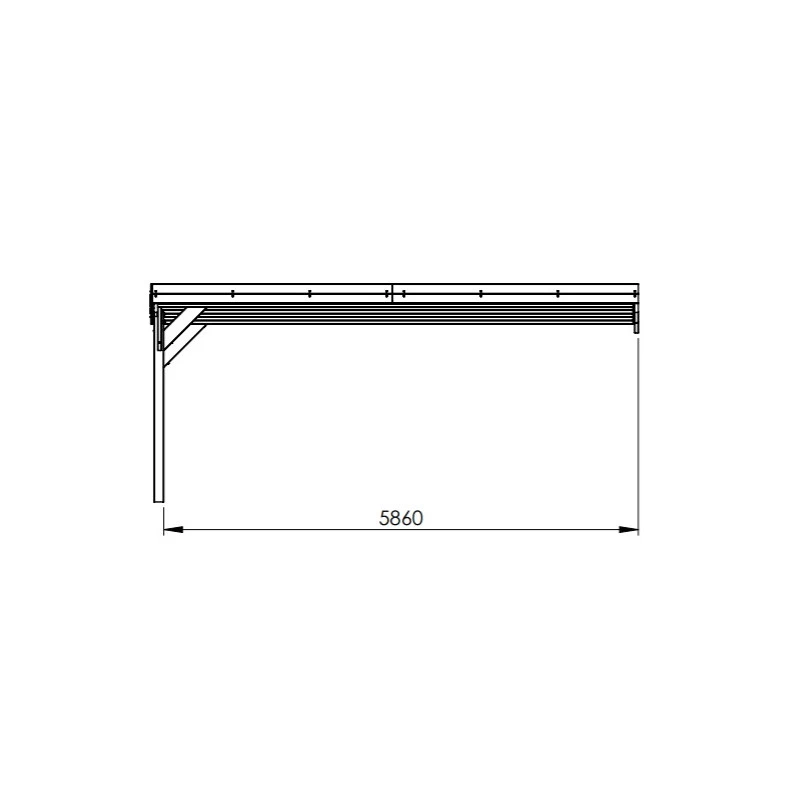 Carport Double Adossable 30,6m² En Bois Autoclave FSC Victor – Forest Style 3 Carport Double Adossable 30,6m² En Bois Autoclave FSC Victor – Forest Style – Image 3