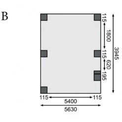 Carport Double En Bois Autoclave 28,3m² Avec Poteau En Arc Et Toit En PVC Gris – KARIBU 9 Carport Double En Bois Autoclave 28,3m² Avec Poteau En Arc Et Toit En PVC Gris – KARIBU -Jardin Extérieur Boutique carport double en bois autoclave 283m avec poteau en arc et toit en pvc gris karibu 3
