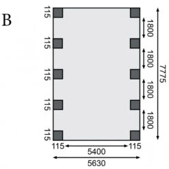 Carport Double En Bois Autoclave 50,9m² Et Toit En Acier – KARIBU -Jardin Extérieur Boutique carport double en bois autoclave 509m et toit en acier karibu 3