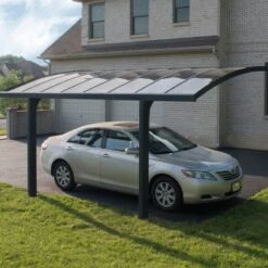 Carport En Alu Gris Et Polycarbonate Arizona Breeze 5000 - Palram - Canopia 11 Carport En Alu Gris Et Polycarbonate Arizona Breeze 5000 - Palram - Canopia -Jardin Extérieur Boutique carport en alu anthracite et polycarbonate arizona breeze 5000 palram 1 5