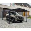 Carport En Alu Gris Et Polycarbonate 1 Voiture 15,6m² Arcadia™ 4300 – Canopia