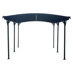 Carport En Aluminium Anthracite 3x5,05m Et Polycarbonate 6mm X-METAL -Jardin Extérieur Boutique carport en aluminium anthracite 3x505m et polycarbonate 6mm x metal 3