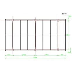 Carport En Aluminium Anthracite 3x5,76m Et Polycarbonate 6mm X-METAL -Jardin Extérieur Boutique carport en aluminium anthracite 3x576m et polycarbonate 6mm x metal 5