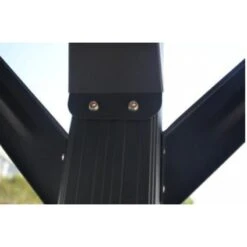 Carport En Aluminium Anthracite 3x6,47m Et Polycarbonate 6mm X-METAL -Jardin Extérieur Boutique carport en aluminium anthracite 3x647m et polycarbonate 6mm x metal 3