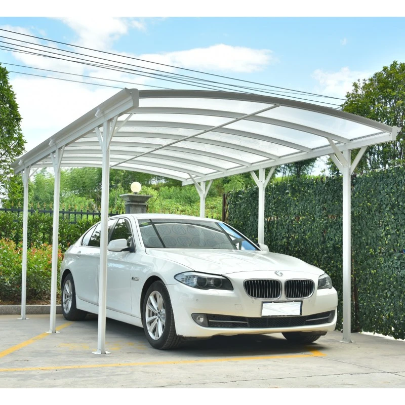 Carport En Aluminium Blanc 3x5,05m Et Polycarbonate 6mm X-METAL 1 Carport En Aluminium Blanc 3x5,05m Et Polycarbonate 6mm X-METAL