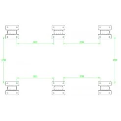 Carport En Aluminium Blanc 3x5,76m Et Polycarbonate 6mm X-METAL -Jardin Extérieur Boutique carport en aluminium blanc 3x576m et polycarbonate 6mm x metal 5