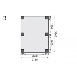 Carport En Bois Autoclave 15m² Et Toit En PVC Gris – KARIBU -Jardin Extérieur Boutique carport en bois autoclave 15m et toit en pvc gris karibu 4