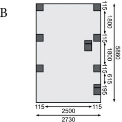 Carport En Bois Autoclave 21m², Toit En PVC Gris Et Deux Poteaux En Arc – KARIBU -Jardin Extérieur Boutique carport en bois autoclave 21m toit en pvc gris et deux poteaux en arc karibu 4