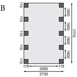Carport En Bois Autoclave 26,9m² Et Toit En Acier – KARIBU -Jardin Extérieur Boutique carport en bois autoclave 269m et toit en acier karibu 4