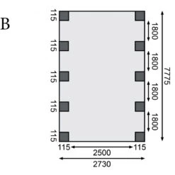 Carport En Bois Autoclave 26,9m² Et Toit En PVC Gris – KARIBU 9 Carport En Bois Autoclave 26,9m² Et Toit En PVC Gris – KARIBU -Jardin Extérieur Boutique carport en bois autoclave 269m et toit en pvc gris karibu 3