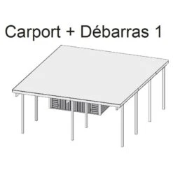 Carport En Bois Autoclave 30,35m² Avec Petit Débarras - Karibu 10 Carport En Bois Autoclave 30,35m² Avec Petit Débarras - Karibu -Jardin Extérieur Boutique carport en bois autoclave 3035m avec petit debarras karibu 4