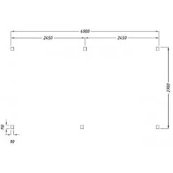 Carport Monopente En Bois 15,6m² Traité Marron - Gardy Shelter 11 Carport Monopente En Bois 15,6m² Traité Marron - Gardy Shelter -Jardin Extérieur Boutique carport monopente en bois 156m traite marron gardy shelter 5