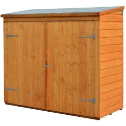 Coffre Abri Multifonctions En Bois Massif Traité Teinté Miel 2000L Rowlinson -Jardin Extérieur Boutique coffre abri multifonctions en bois massif traite teinte miel 2000l rowlinson 3