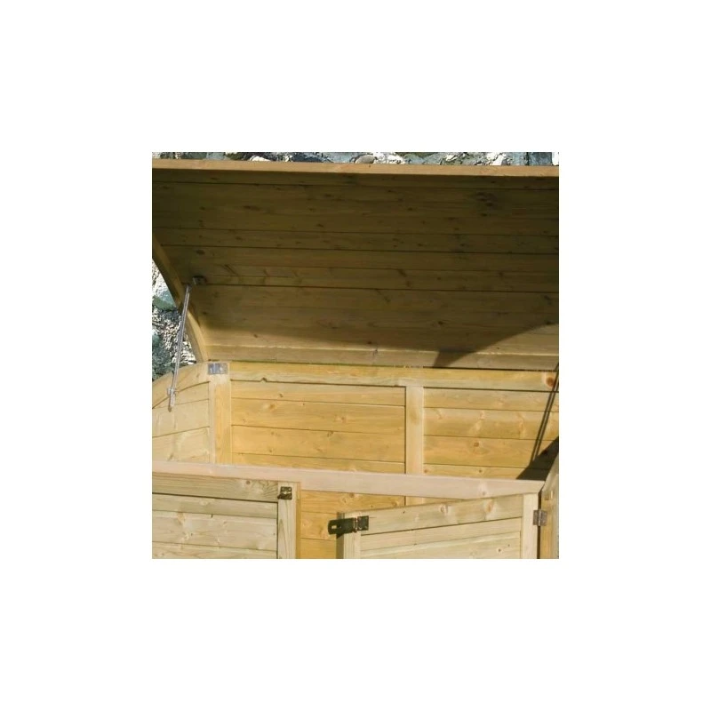 Coffre De Jardin En Bois Traité Autoclave 1200L - Chalet Et Jardin 4 Coffre De Jardin En Bois Traité Autoclave 1200L - Chalet Et Jardin – Image 4