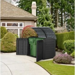 Coffre De Jardin Multifonctions En Résine Anthracite 2000L - Keter -Jardin Extérieur Boutique coffre de jardin multifonctions en resine anthracite 2000l keter 5