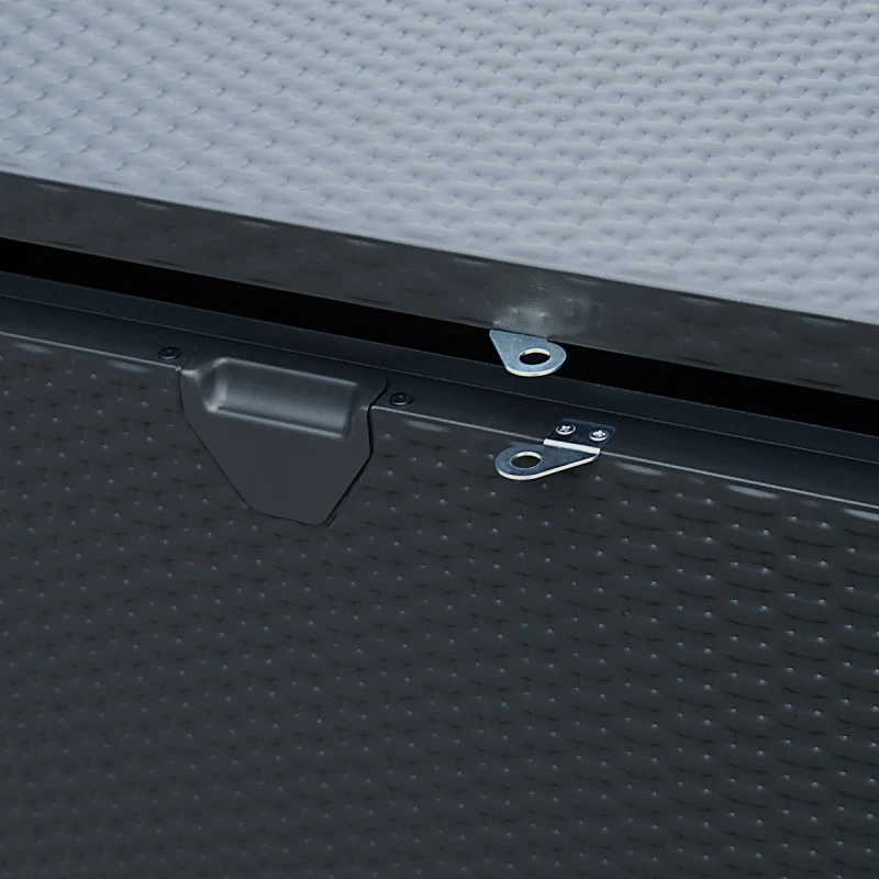 Coffre De Rangement En Métal 509L Anthracite 0,9m² Shelter Logic 3 Coffre De Rangement En Métal 509L Anthracite 0,9m² Shelter Logic – Image 3