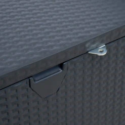 Coffre De Rangement En Métal 509L Anthracite 0,9m² Shelter Logic 10 Coffre De Rangement En Métal 509L Anthracite 0,9m² Shelter Logic -Jardin Extérieur Boutique coffre de rangement en metal 509l anthracite 09m shelter logic 4