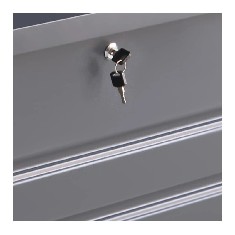 Coffre De Rangement En Métal Anthracite 570L Avec Plancher X-METAL 4 Coffre De Rangement En Métal Anthracite 570L Avec Plancher X-METAL – Image 4