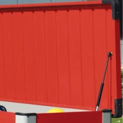 Coffre De Rangement En Métal Rouge 1000L Patio Box 1,46m² TRIMETALS 10 Coffre De Rangement En Métal Rouge 1000L Patio Box 1,46m² TRIMETALS -Jardin Extérieur Boutique coffre de rangement en metal rouge 1000l patio box 146m trimetals 4