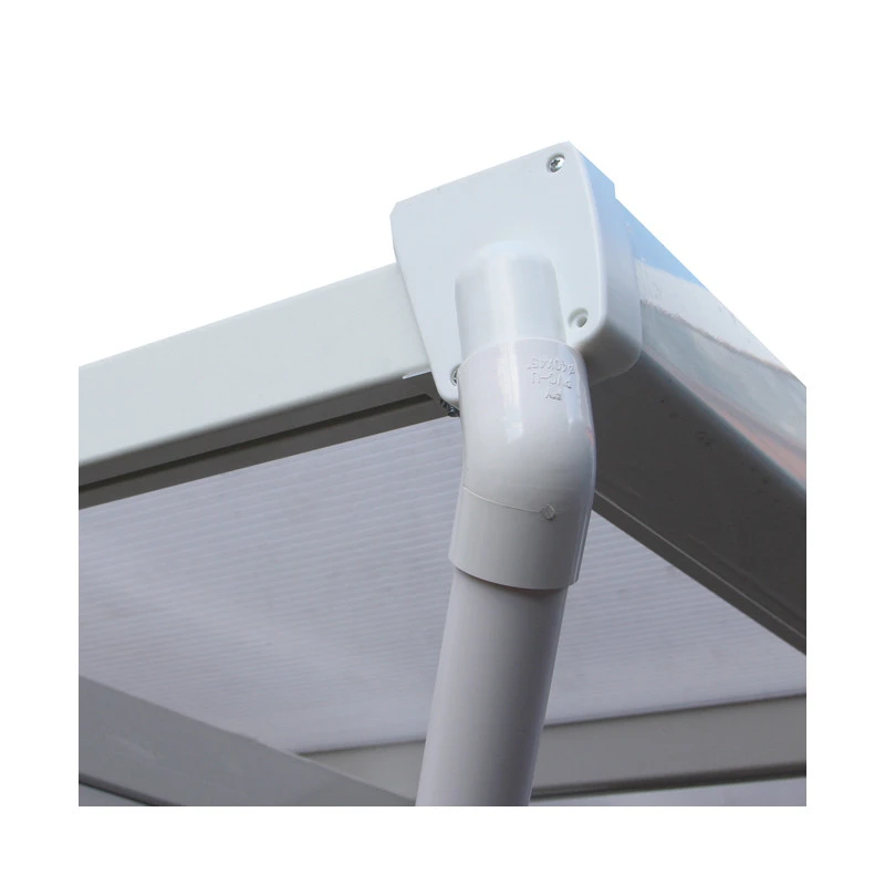 Descentes De Gouttières Blanches Pour Toit De Terrasse X-METAL 2 Descentes De Gouttières Blanches Pour Toit De Terrasse X-METAL – Image 2