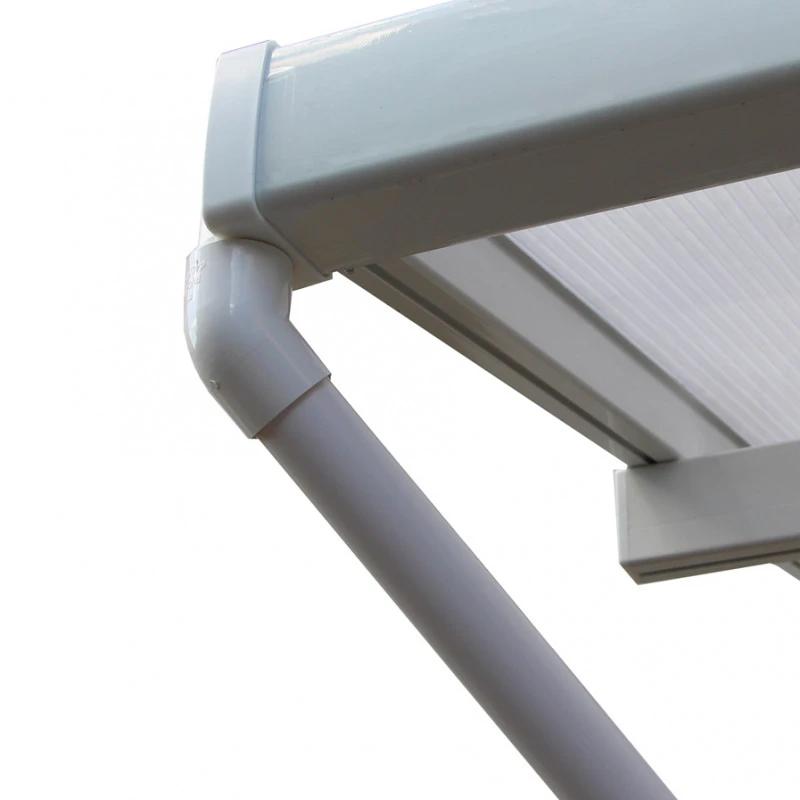 Descentes De Gouttières Blanches Pour Toit De Terrasse X-METAL 3 Descentes De Gouttières Blanches Pour Toit De Terrasse X-METAL – Image 3