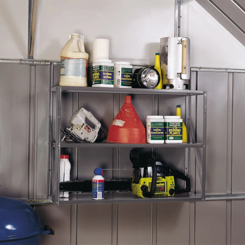 Etagère Murale En Acier Galvanisé Pour Abris De Jardin Spacemaker 1 Etagère Murale En Acier Galvanisé Pour Abris De Jardin Spacemaker