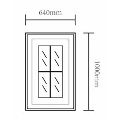 Fenêtre Supplémentaire Tirant Droit Blanche Pour Abri De Jardin PREMIUM En Bois Composite Woodlife Garden -Jardin Extérieur Boutique fenetre supplementaire pour abri de jardin premium en bois composite woodlife garden 2