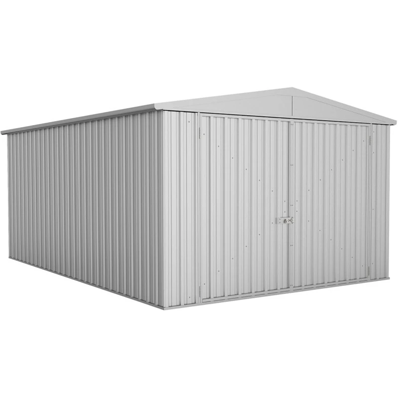 Garage 13,50m² En Acier Galvanisé Finition Zincalume Gris Melton - Absco 1 Garage 13,50m² En Acier Galvanisé Finition Zincalume Gris Melton - Absco