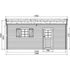 Garage 19,26m² Avec Porte Sectionnelle Motorisée Madriers 40mm SOLID 10 Garage 19,26m² Avec Porte Sectionnelle Motorisée Madriers 40mm SOLID -Jardin Extérieur Boutique garage 1926m avec porte sectionnelle motorisee madriers 40mm solid 4