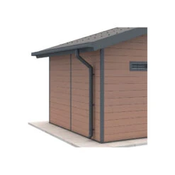 Kit Gouttières Anthracite - Pack Prêt à La Pose Pour Abri PREMIUM Woodlife Garden Double Pentes 19,22m² -Jardin Extérieur Boutique kit gouttieres anthracite pack pret a la pose pour abri premium woodlife garden double pentes 1922m 3